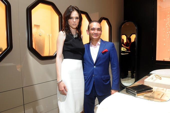 Coco Rocha with Nirav Modi