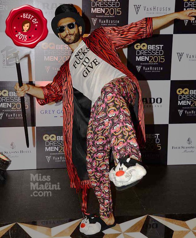 Ranveer Singh’s Most Eccentric Outfits Of 2015