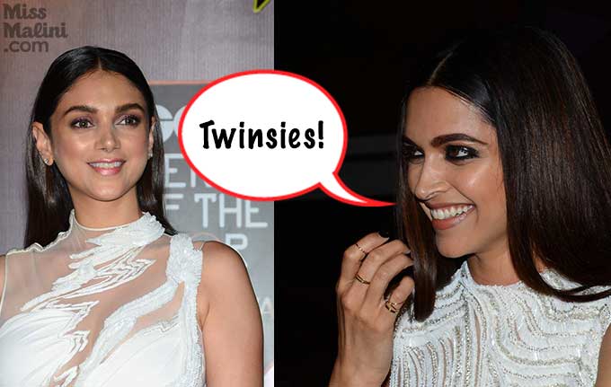 Who Wore It Better? Deepika Padukone & Aditi Rao Hydari Were #Twinning On Saturday Night!