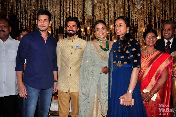 Photos: Namrata Shirodhkar, Mahesh Babu, Ram Charan, Venkatesh Attend Priyanka Dutt &#038; Nag Ashwin’s Wedding Reception