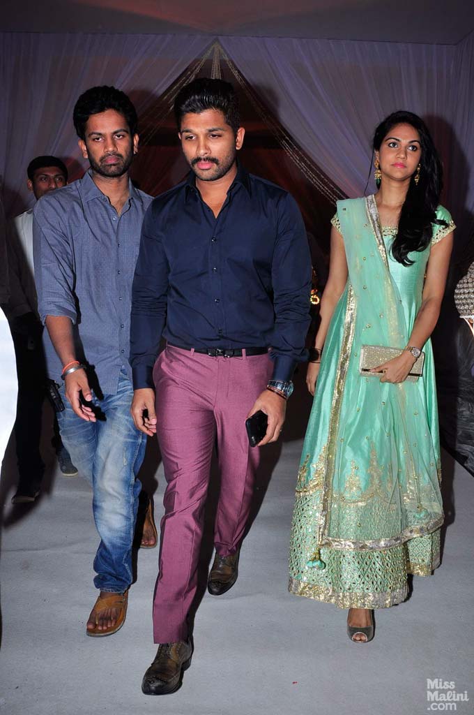 Allu Arjun and Sneha Reddy