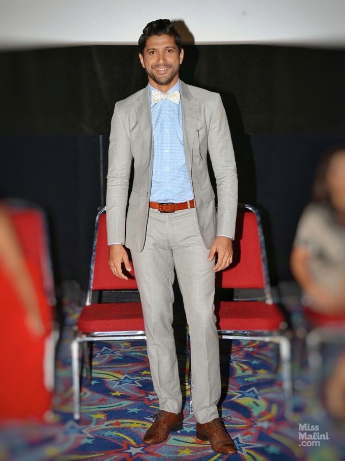 Farhan Akhtar at the Dil Dhadakne Do gala premiere in IIFA 2015 (Photo courtesy | Viral Bhayani)