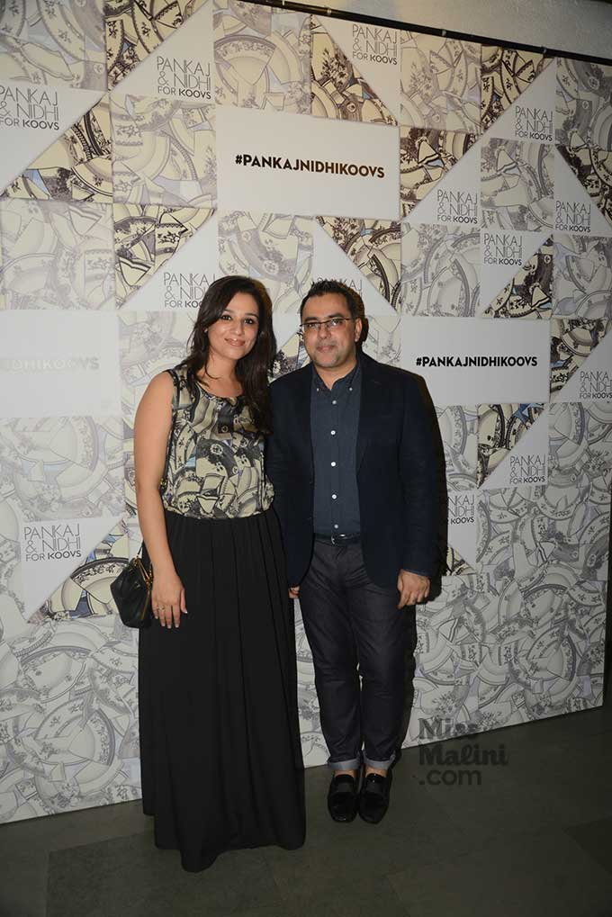 Designers Pankaj & Nidhi Ahuja