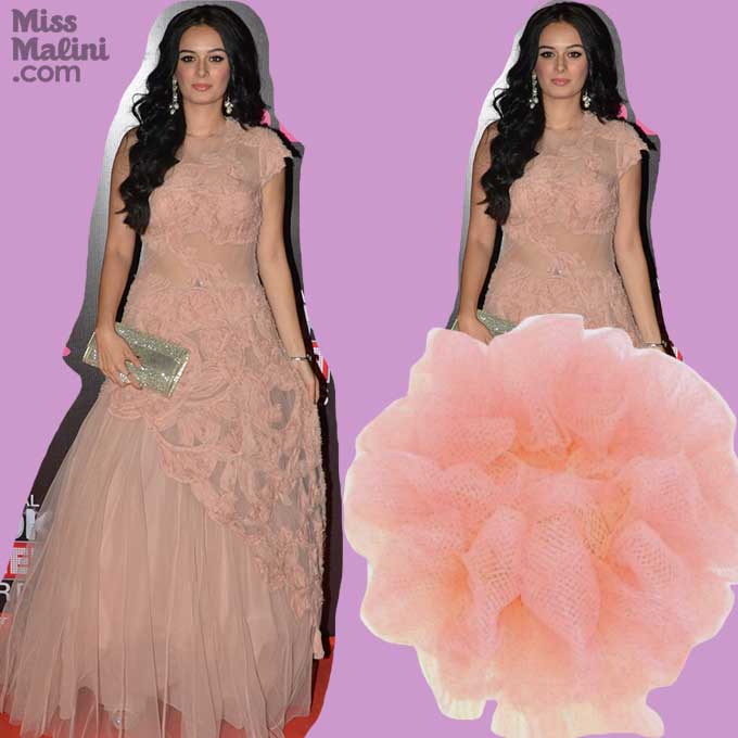 Evelyn Sharma's loofah chicness