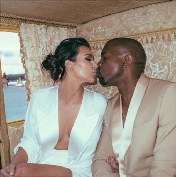 Kim Kardashian and Kanye West (Source: Instagram/@KimKardashian)