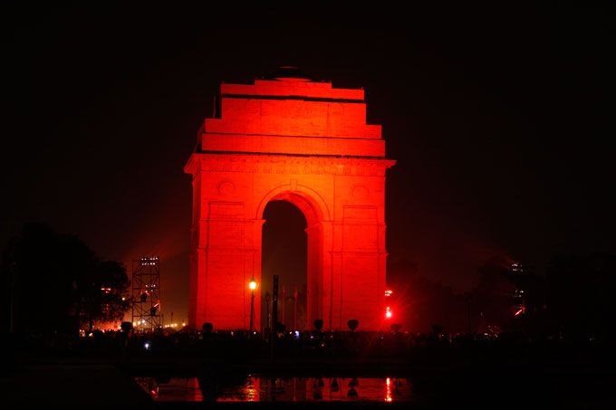 Here’s Why The India Gate Was Lit Orange Recently!
