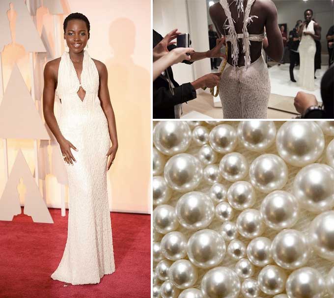 Lupita Nyong'o's MIA dress Source: Insta-Calvin-Klein