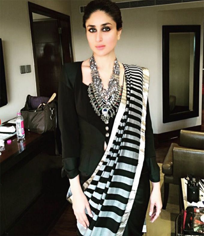 You’ll Love What Kareena Kapoor Khan Wore As A Blouse With Her Sari!