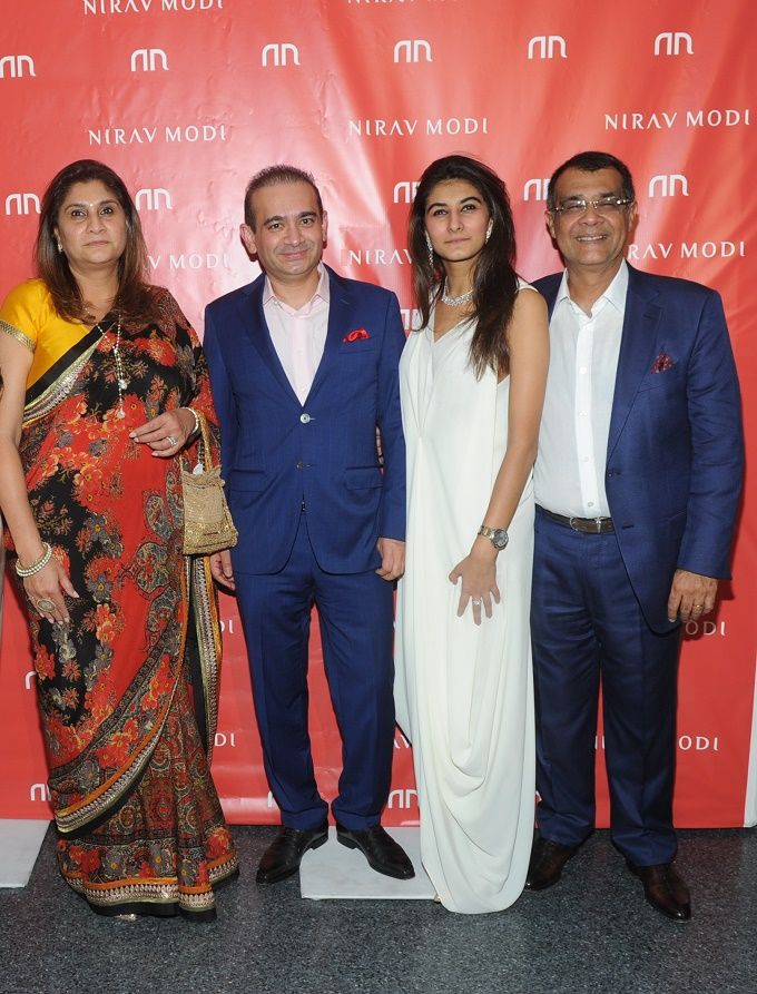 Anjali Mariwala, Nirav Modi, Anandita Mariwala and Rajen Mariwala