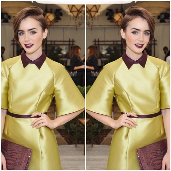 Lily Collins Shows You How To Nail The Latest Beauty Trend!