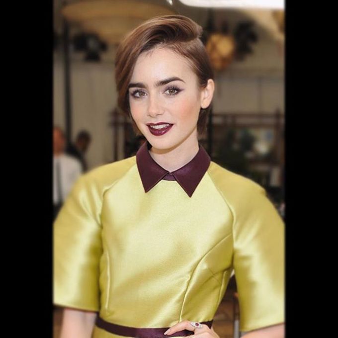 Lily Collins (Source: Instagram @mrsbymrs)