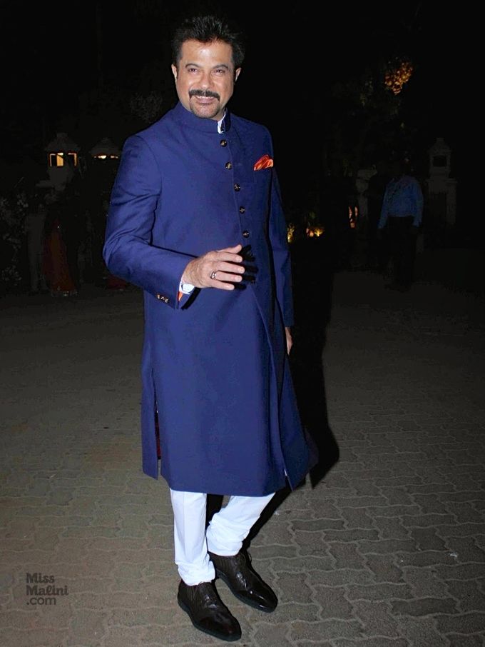 Anil Kapoor at Sanjay Hinduja's pre wedding party (Photo courtesy | Viral Bhayani)