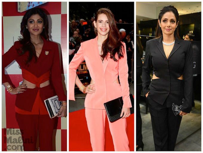 Shilpa Shetty Kundra, Kalki Koechlin, Or Sridevi: Who Wore The Cut-Out Pant Suit Better Than The Rest?