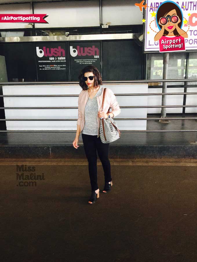 Prachi Desai Left For Her Rock On 2 Shoot In Shillong Looking Like This!