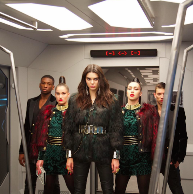 Watch Kendall Jenner Bust A Move In A New Balmain For H&M Video!