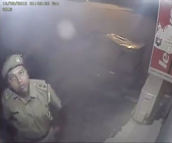 This Video Of A Cop Caught Stealing On A CCTV Camera Has Gone Viral!