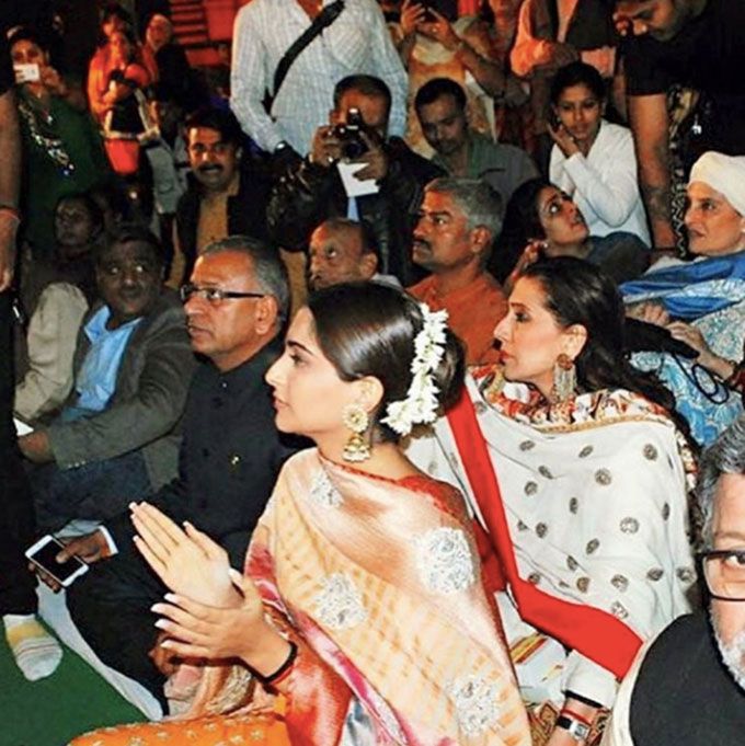 In Photos: Sonam Kapoor Celebrates Dev Deepawali With Her Family In Varanasi