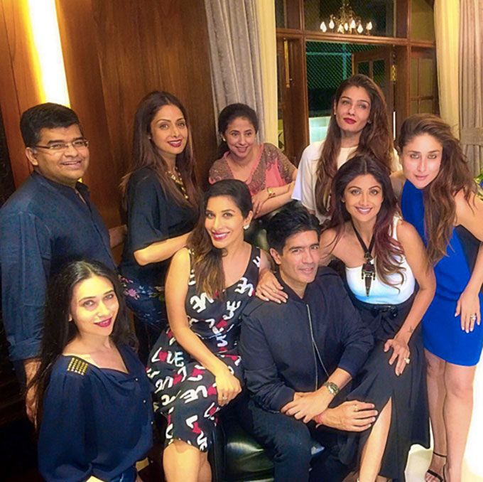 Check Out The Inside Photos Of What Went Down When Bollywood Divas Attended Manish Malhotra’s Birthday Party!