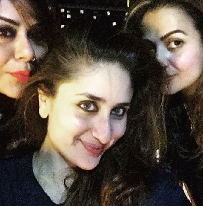 Kareena Kapoor Khan, Amrita Arora and Mallika Bhat (Source: Instagram)