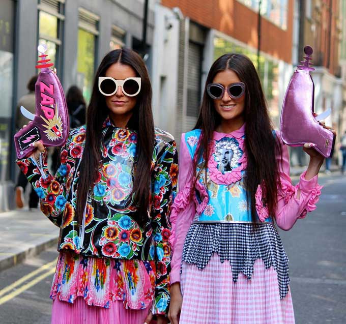 The eccentricities at London Fashion Week (Pic: @zoepaskett on Instragram)