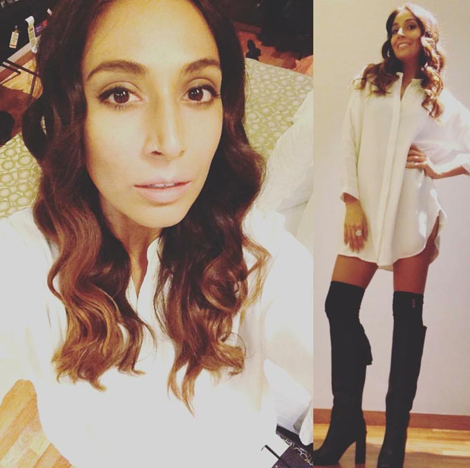 Thigh-high boots for the street chic! (source: @monicadogra on Instagram)
