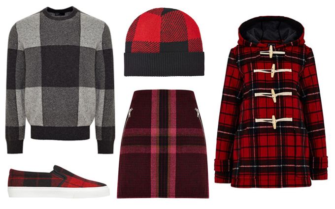 Gap's Holiday 2015 collection: Plaid prints