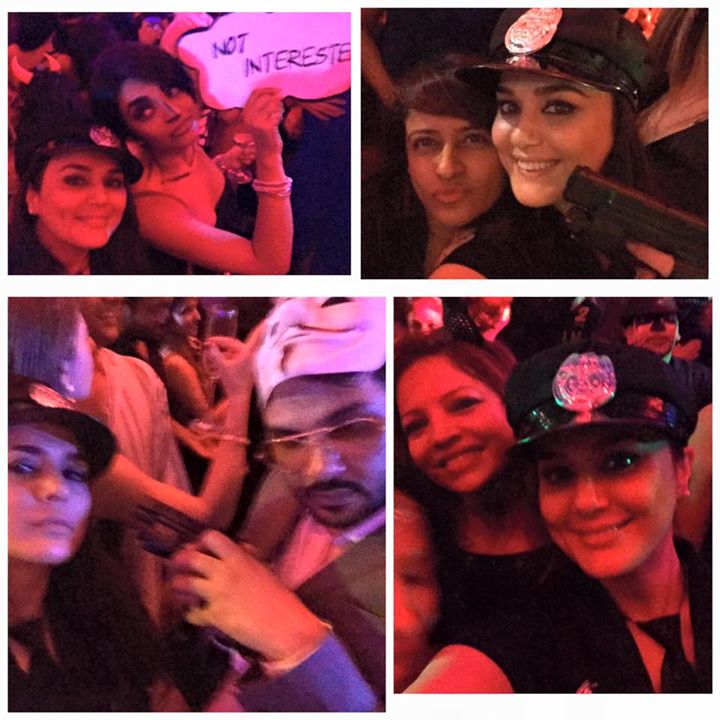 Preity Zinta celebrates Halloween