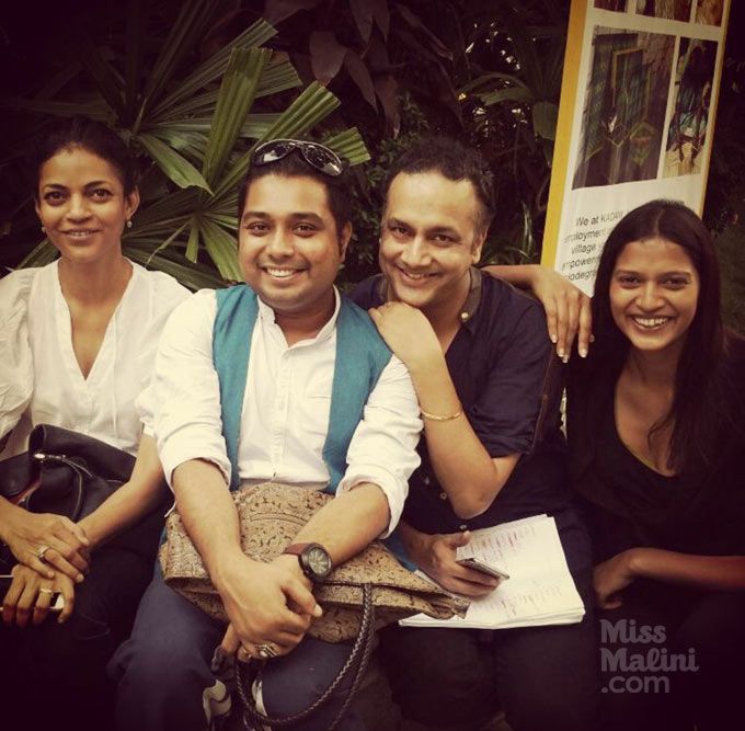 Noyonika Chatterjee, Anupam Chatterjee, Daman Choudhary and Mitali Rannorey (Pic: @an3style on Instagram)
