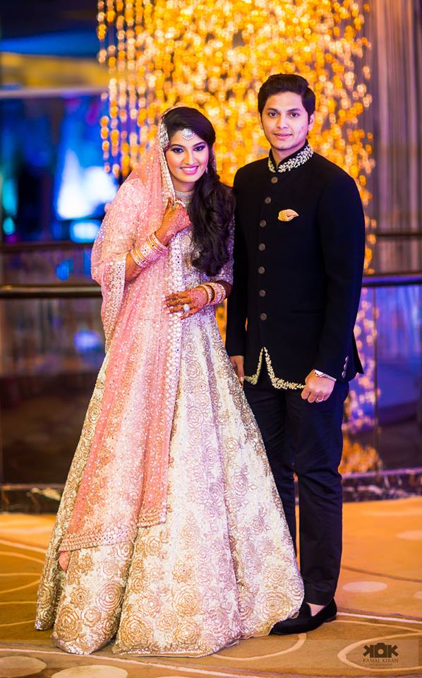 Sania Mirza's sister Anam with her fiancé | Source: Kamal Kiran Photography Facebook|