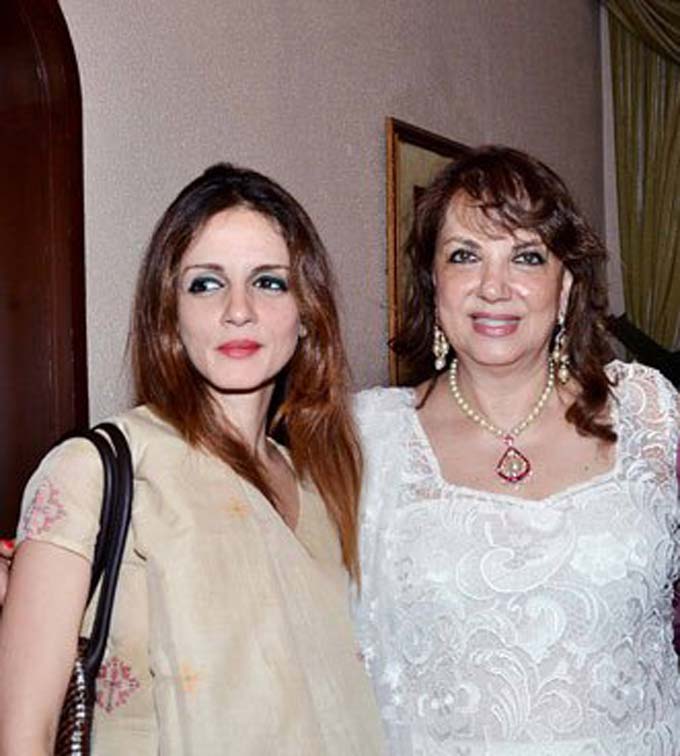 Sussanne and Zarine Khan