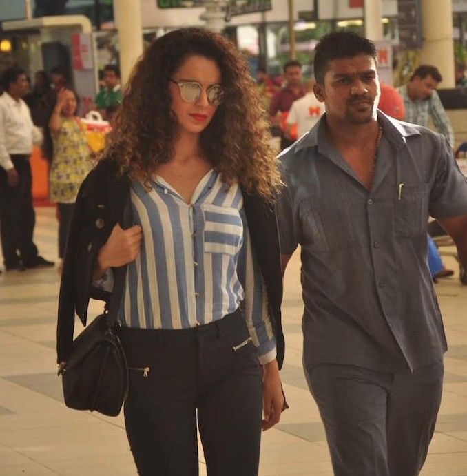 Kangana Ranaut Walking Through The Airport Is The Definition Of Boardroom Badass!