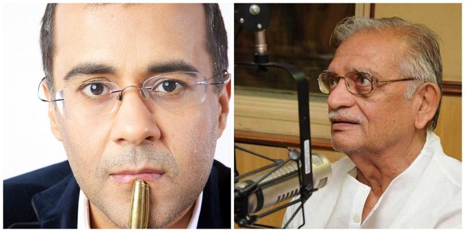 Chetan Bhagat and Gulzar