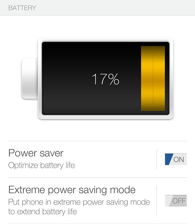 Power saver and extreme power saving mode