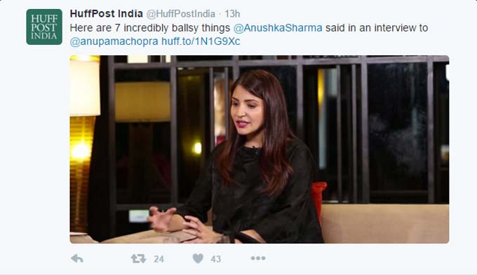 Anushka Sharma’s Fiery Tweet Proves How Subtle Sexism Can Be!