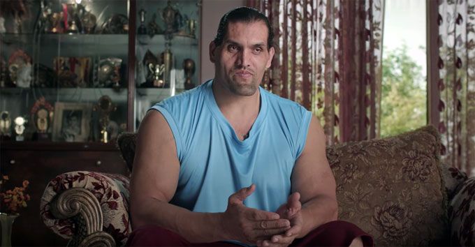This Hilarious Ambuja Cement Ad Featuring The Great Khali Is Breaking The Internet!