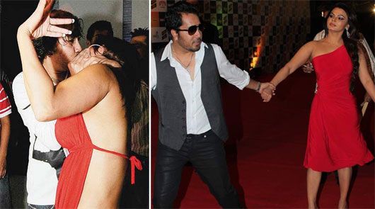 Mika Singh and Rakhee Sawant