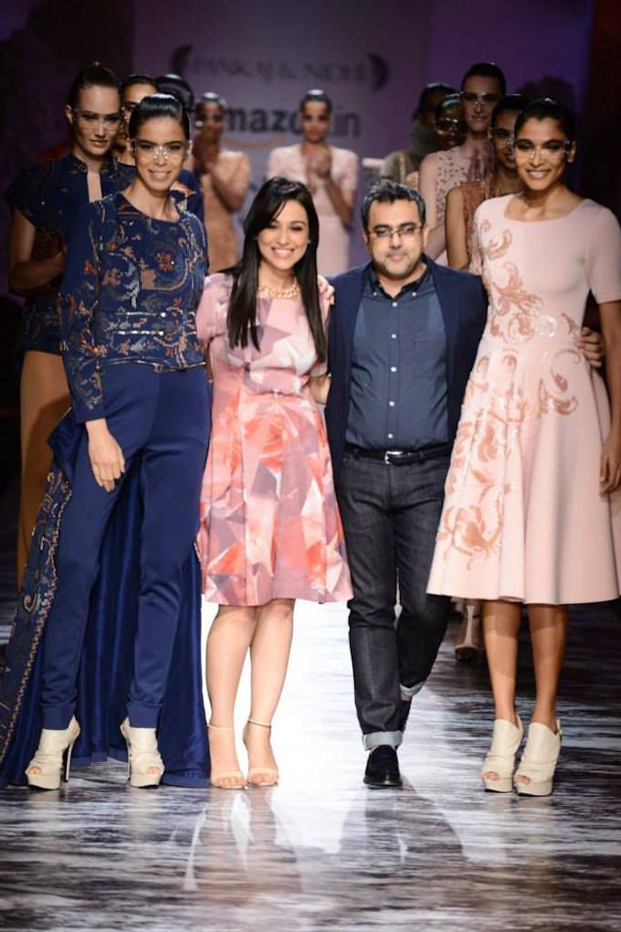 Pankaj & Nidhi at FDCI Presents AIFW A/W'15