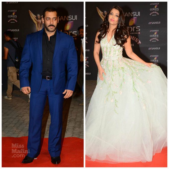 Wowza! Salman Khan &#038; Aishwarya Rai Bachchan Met Backstage At The Stardust Awards!