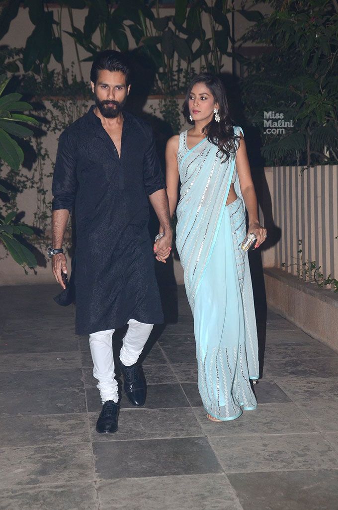 Diwali Photos: Shahid Kapoor &#038; Mira Rajput Spotted On Their Way To A Party
