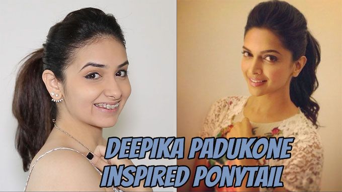 How To: Deepika Padukone Inspired Ponytail