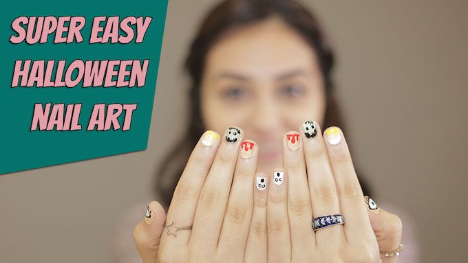Halloween Hack: The Super Easy Way To Get Spooky Nails!