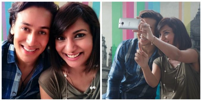 MissMalini poses for a selfie with Sonam Kapoor