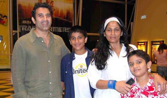 Parmeet Sethi, Archana Puran Singh and their sons  Aaryamann and Ayushmaan Sethi