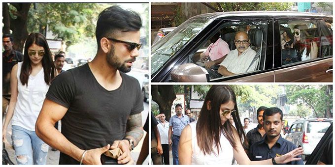 In Photos: Virat Kohli’s Lunch Date With Anushka Sharma &#038; Her Dad!