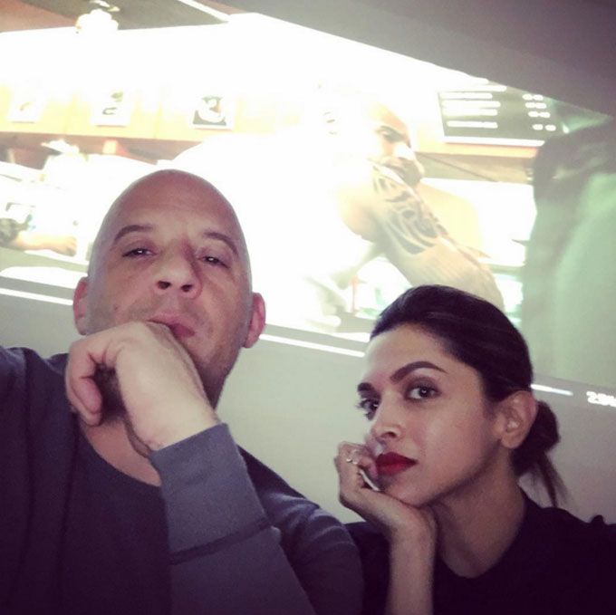 And Now Vin Diesel Just Posted A Selfie With Deepika Padukone – WHAT IS HAPPENING?