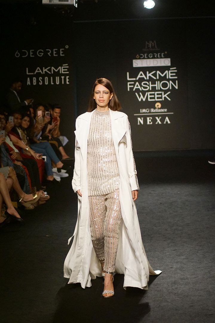 Kalki Koechlin for Nikita Mhaisalkar at Lakme Fashion Week Winter/Festive 2017