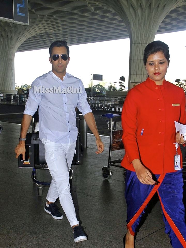 Rahul Khanna at the Mumbai airport (Photo courtesy | Viral Bhayani)
