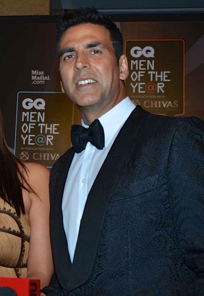 Akshay Kumar at the 2015 GQ Men Of The Year Awards (Photo courtesy | Viral Bhayani)