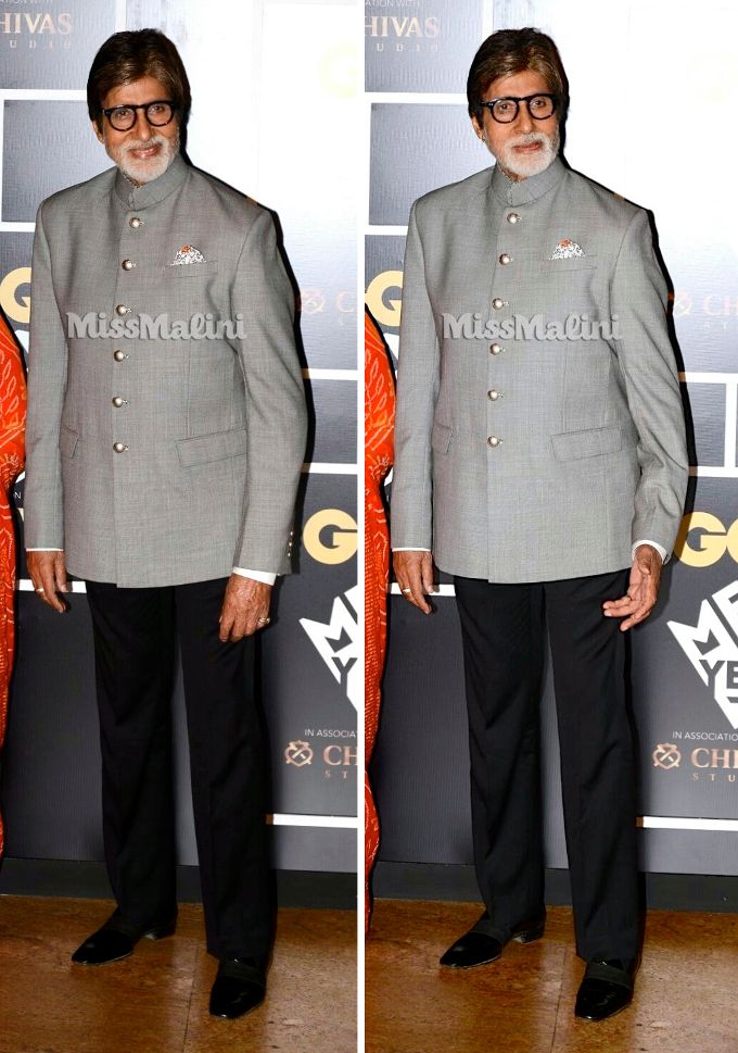 Amitabh Bachchan at the 2016 Men of the Year awards (Photo courtesy | Viral Bhayani)