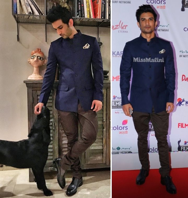 Sushant Singh Rajput in Raghavendra Rathore and O’Keeffe at the 2016 Filmfare Marathi Awards (Photo courtesy | Vainglorious/Viral Bhayani)